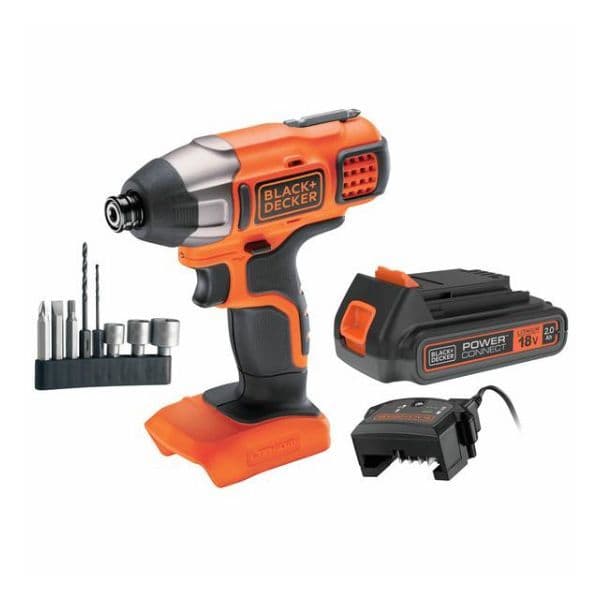 Black+Decker Aparafusadora de Impacto 18V - BDCIM18D1A-QW