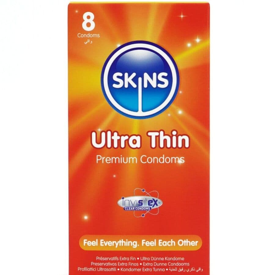 Skins Preservativos Ultra Finos Premium 8 Unidades