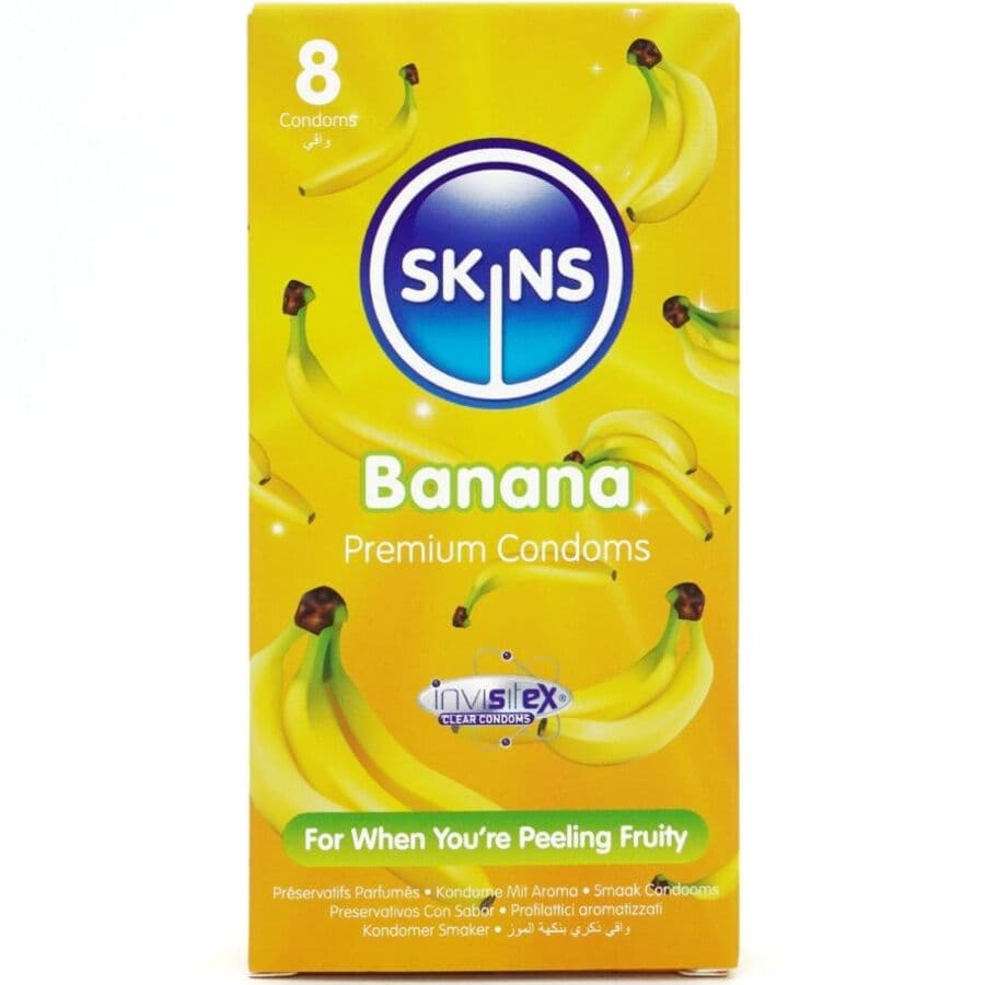 Skins Preservativos Banana Premium 8 Unidades