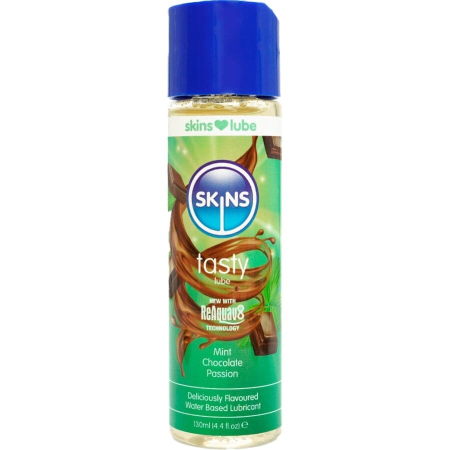 Skins Lubrificante Saboroso Hortelã e Chocolate 130ml