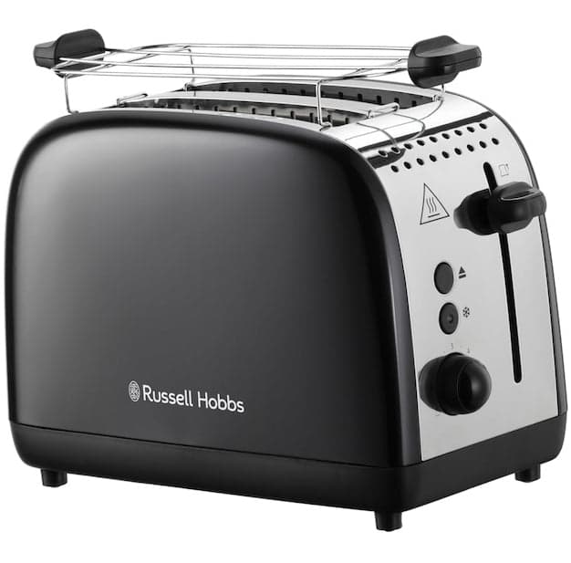 Russell Hobbs Torradeira Colours Plus+ 2 Fatias 1600W Preta