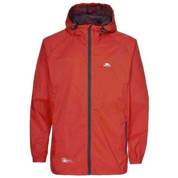 Trespass Qikpac Packaway Jacket Vermelho 3XS Mulher