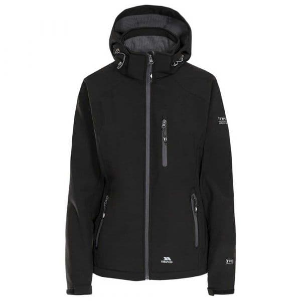 Trespass Bela Ii Softshell Jacket Preto XL Mulher