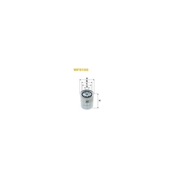 Wix Filters WF8100 - Filtro de combustível - 5050026006741