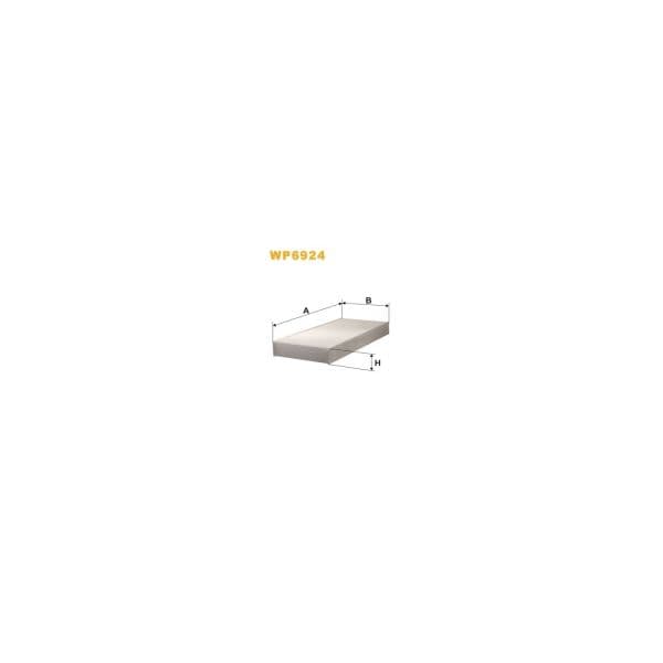 Wix Filters WP6924 - Filtro, ar do habitáculo - 5050026279008