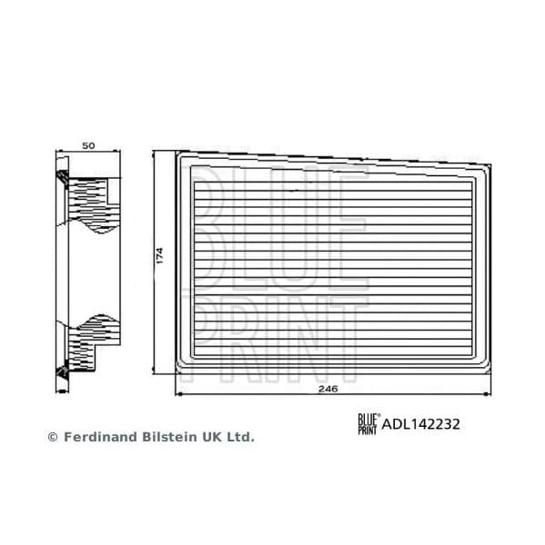 Blue Print Filtro de Ar - ADL142232