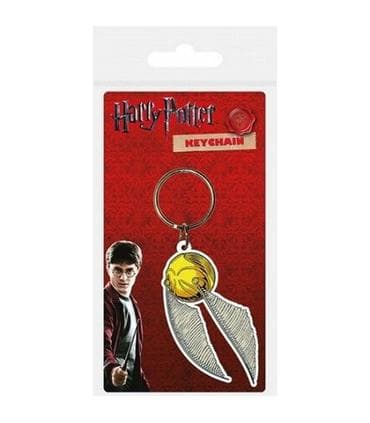 Pyramid Porta-Chaves Rubber Snitch Dorada Harry Potter