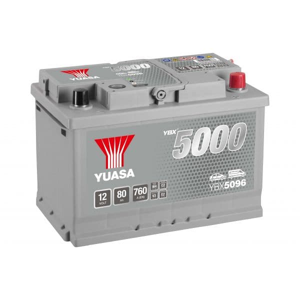 Yuasa Bateria 12V 80Ah, L3, Terminal Positivo à Direita - YBX5096