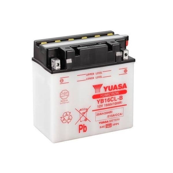 Yuasa Battery Bateria YB16CL-B Combipack (con Electrolito)
