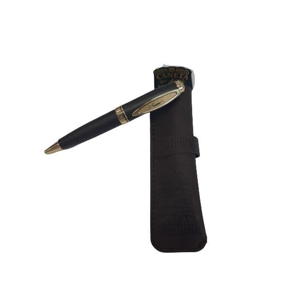 H&h Caneta de Bambú com Bolsa Joaquim