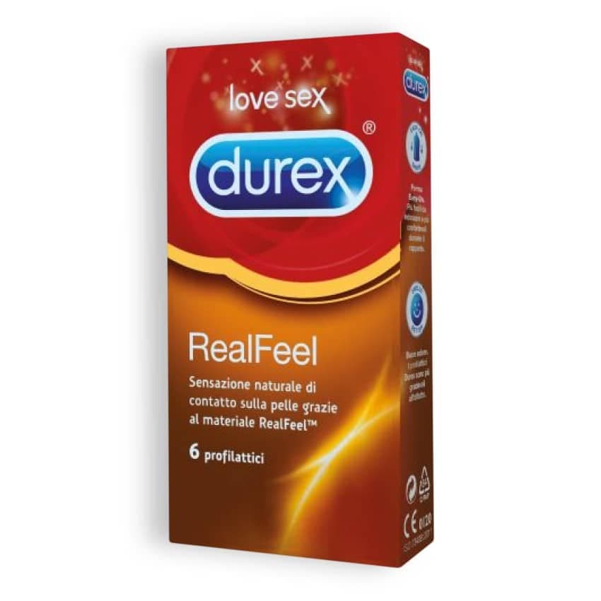 Durex Preservativos Real Feel x6