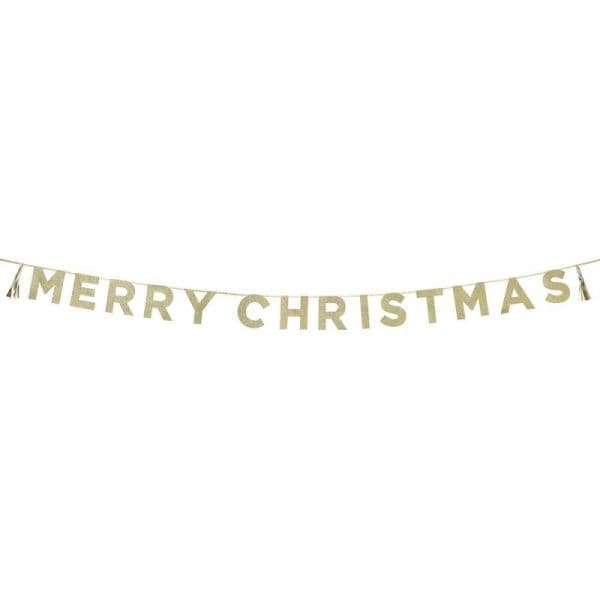 GingerRay Grinalda Glitter Merry Christmas 3m