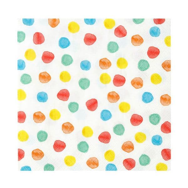 Talking Tables Guardanapos Bolinhas Multicor 20 un. - 170112900