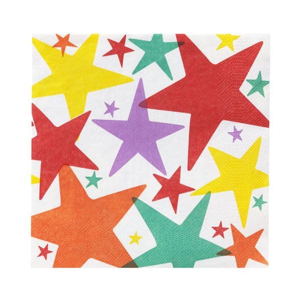 Talking Tables Guardanapos Estrelas Multicor 20 un. - 170149333