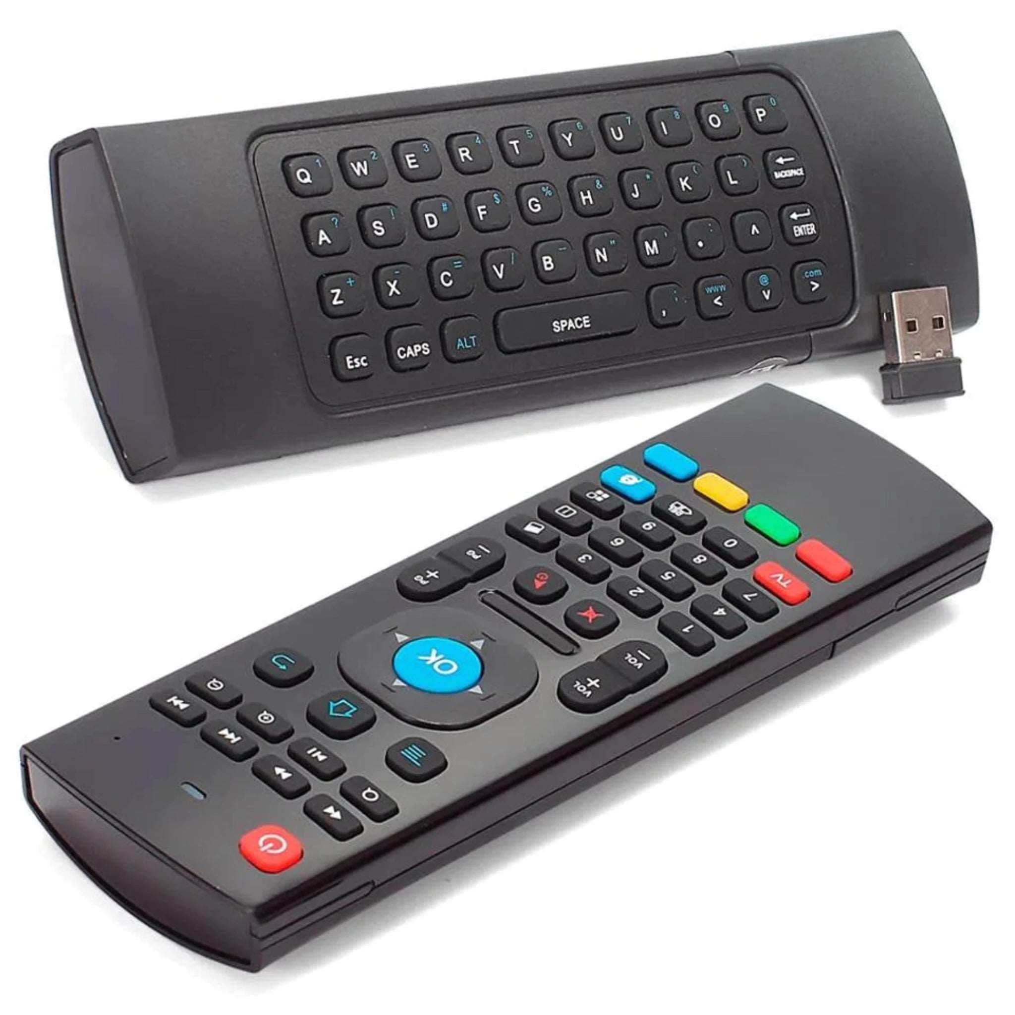 Comando Wireless MX3 Air Mouse com teclado QWERTY