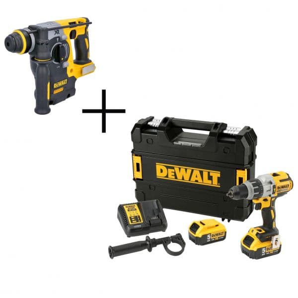 DeWALT Aparafusadora DCD996P2-QW + Martelo - CPROF394