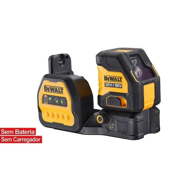 DeWalt Nível Laser Luz Verde Cruzado 12/18V DCE088NG18-XJ - DWDCE088NG18XJ