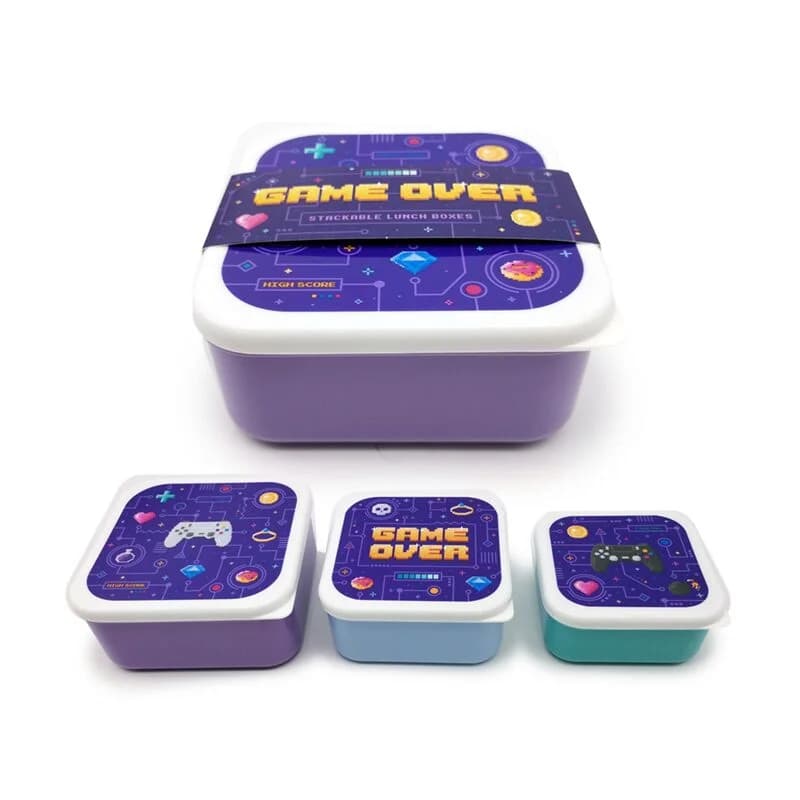 Set de 3 tuppers M/L/XL Game Over