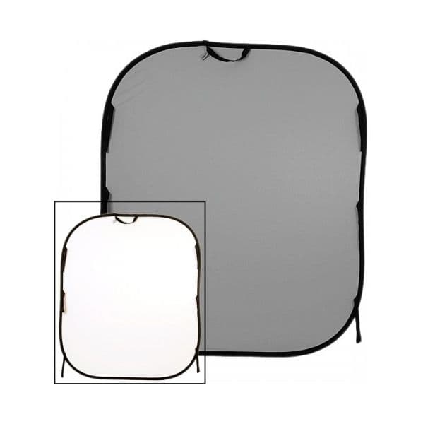 Manfrotto Fundo Dobrável 1.80x2.15m Branco/Cinza Médio - 67GW