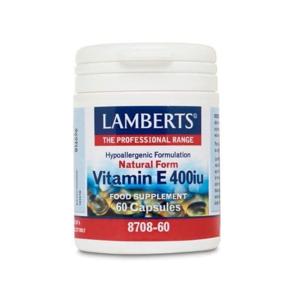 Lamberts Vitamin E 400Ui 60 Cápsulas