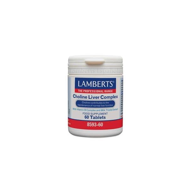 Lamberts Choline Liver Complex 60 Comprimidos