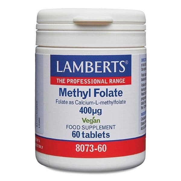 Lamberts Methyl Folate 400µg 60 Comprimidos