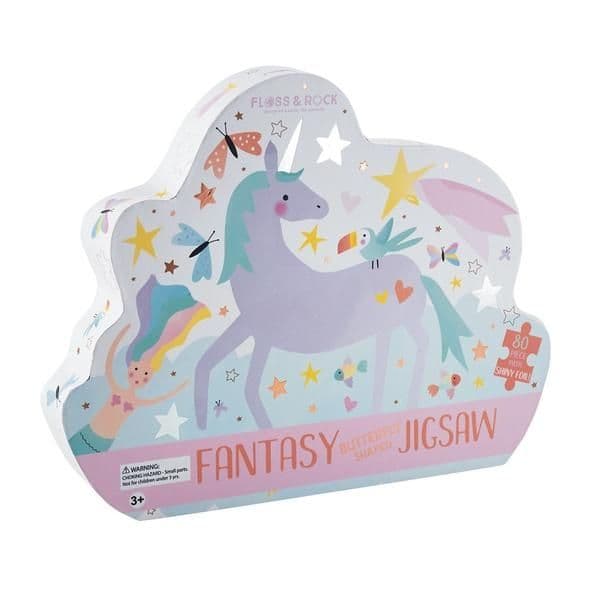 Floss & Rock Puzzle Unicórnio 80 Peças