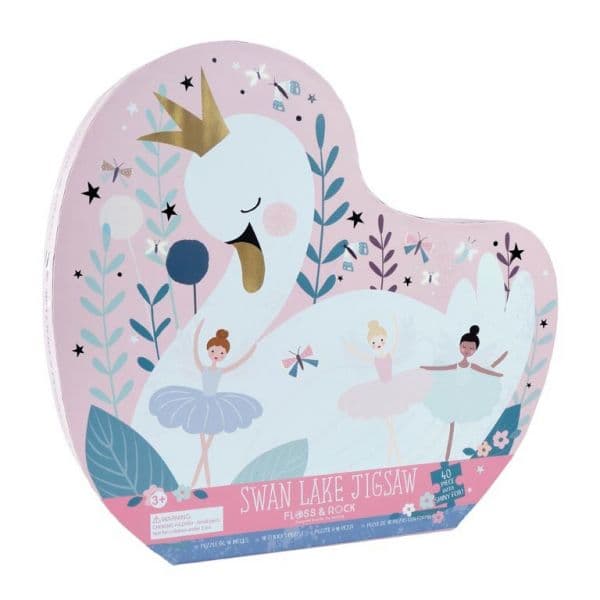 Floss & Rock Puzzle Cisne Encantado 40 peças - FR42P6325