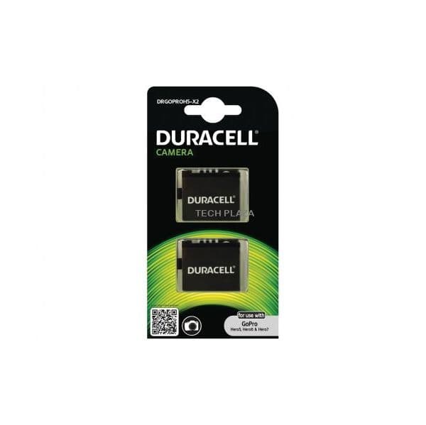 Duracell Battery Camera Lithium Ion - Action Camera Battery 3.8V 1250mAh (X2) DRGOPROH5-X2 - DRGOPROH5-X2
