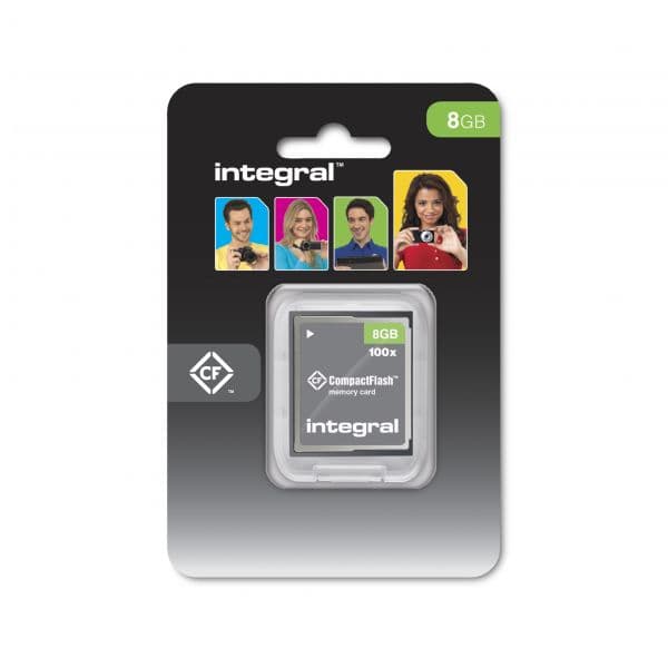 Integral 8GB Compact Flash 45MB/s 300X UDMA 6 Preto