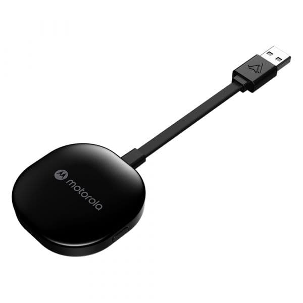 Motorola MA1 Adaptador Sem Fios Android Auto Bluetooth 5.0 Preto