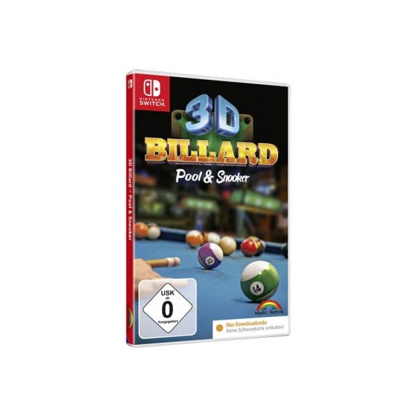 3D Billiards - Pool & Snooker (Code in a Box) Nintendo Switch