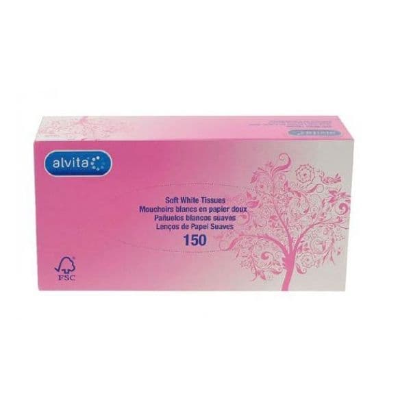 Alvita Lenços de Papel 150 Unidades