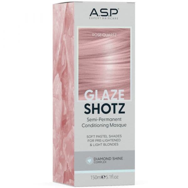 ASP  Glaze Shotz Máscara de Coloração Semi-Permanente Rose Quartz 150ml