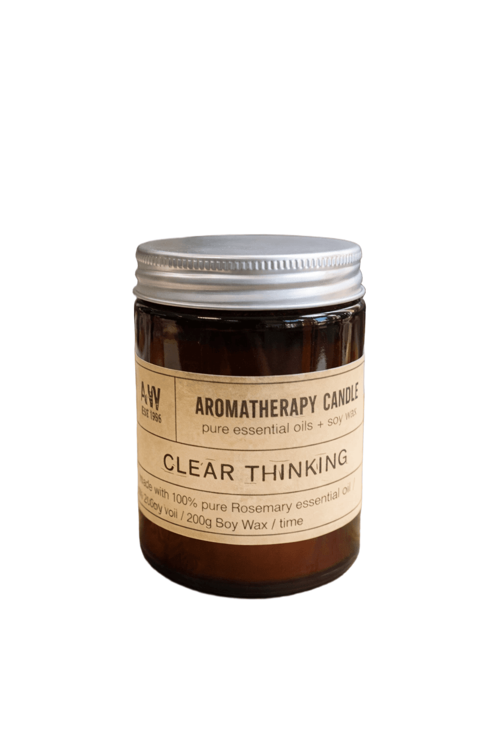 Vela de Aromaterapia | Clear Thinking | Alecrim