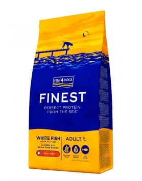 Fish4Dogs Finest - Ração Seca para Cão Raça Pequena - Peixe Branco