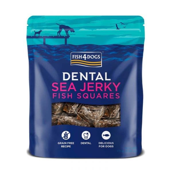 FISH4PETS F4D Dental Quadrados de Peixe Seco 115g