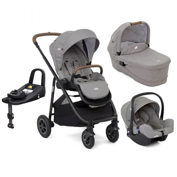 Joie Conjunto Duo Auto Versatrax i-Snug Gray Flannel 2020