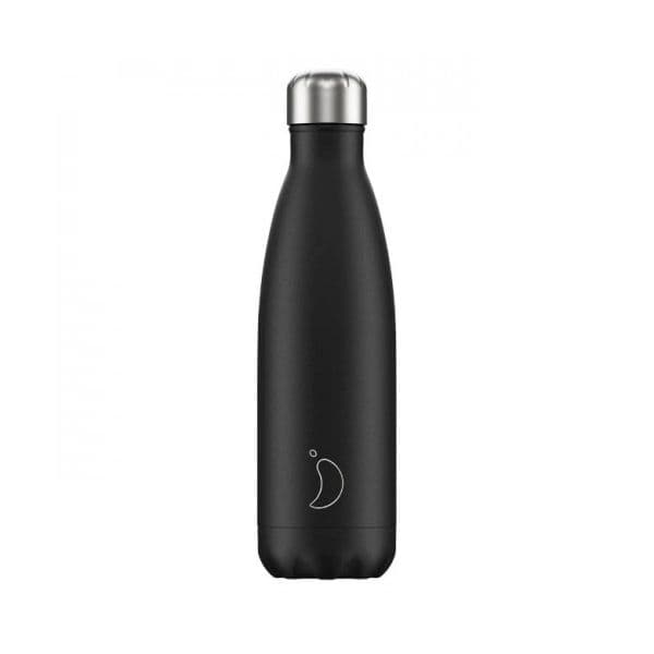 CHILLY'S Garrafa Isotérmica Preto Monocromático 500ml B500MOBLK