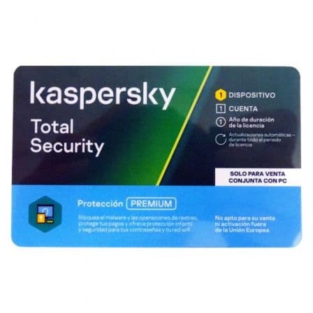 ANTIVIRUS KASPERSKY TOTAL SECURITY 2021 1 DISPOSITIVO 1 AÑO VENTA