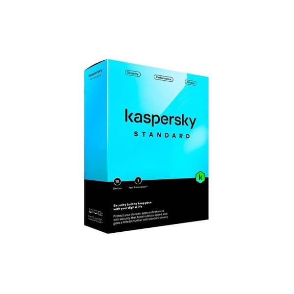 Kaspersky Standard Antivirus 10 Dispositivos 1 Ano Digital