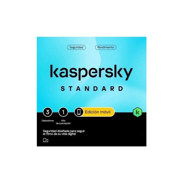 Kaspersky Standard para Android 3 Dispositivos 1 Ano
