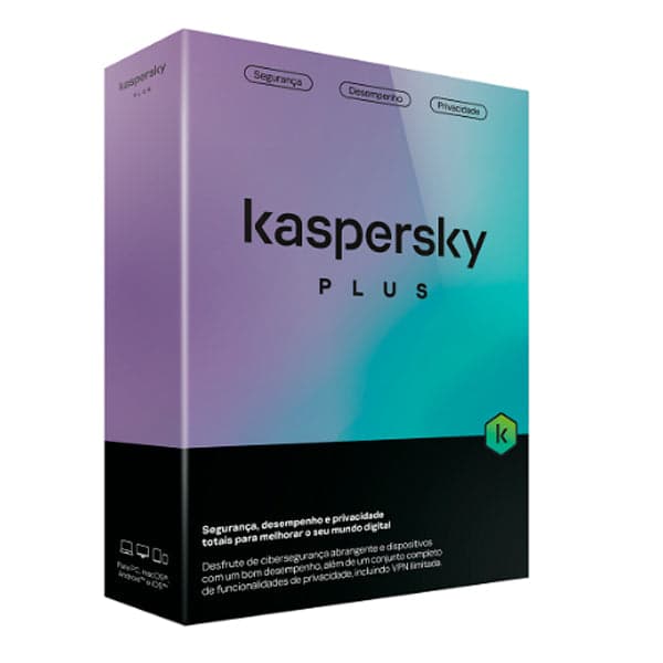 Kaspersky Plus 3 Dispositivo / 1 Ano - KASKL1042S5CFS