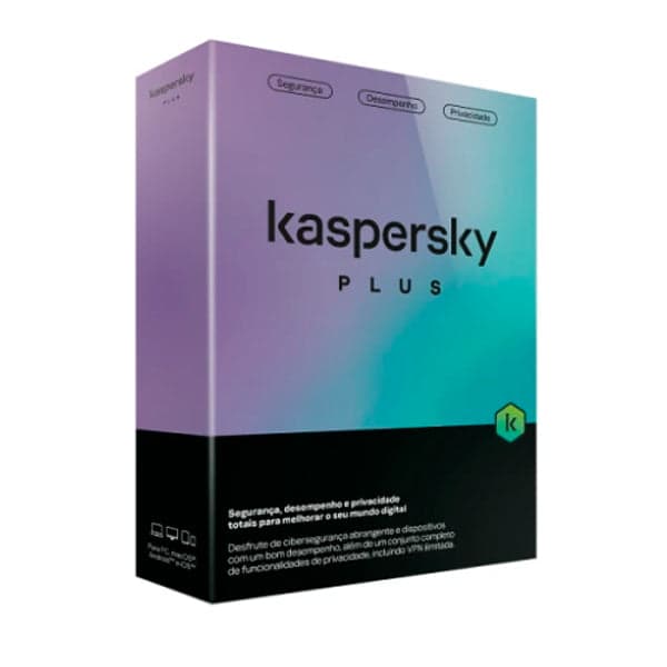 Kaspersky Plus 10 Dispositivo / 1 Ano - KASKL1042S5KFS