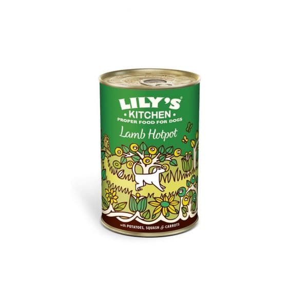 Ração Húmida Lily's Kitchen Borrego e Mirtilos 400g