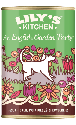 Ração Húmida Lily's Kitchen An English Garden Party Frango Com Morangos Adulto 400g