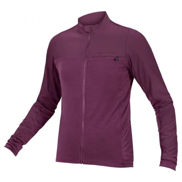Endura Gv500 Long Sleeve Jersey Roxo S Homem