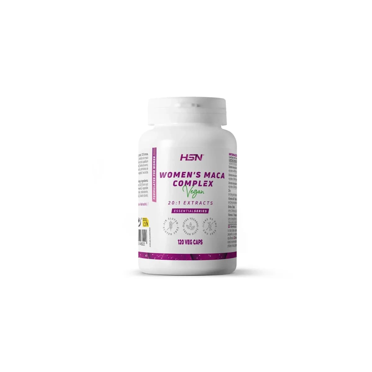 HSN – Maca Complex para Mulher – 120 Cápsulas Vegetais