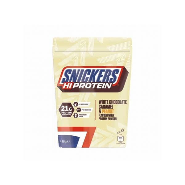 Snickers Proteína Whey Chocolate Branco Amendoim 455g