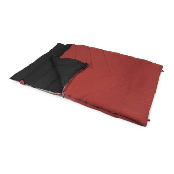 Kampa Saco de Dormir Lucerne Duplo Vermelho 225x150cm